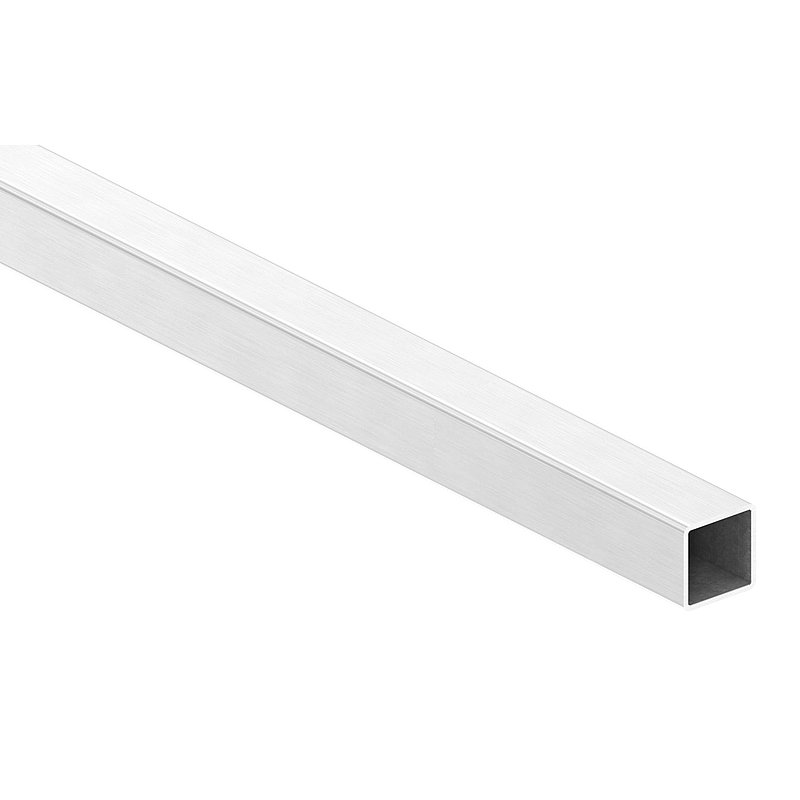 Square tube, 30x30x2,0mm, L: 6000mm, AISI304