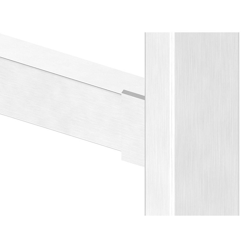 Wandbefestigung für Quadratrohr 40x40mm, V2A