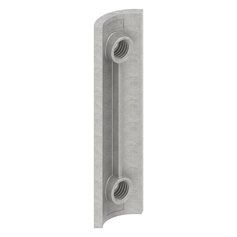 Reinforcement plate for wall mounting 50132-240-M10, AISI304