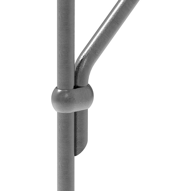 Barre design Ø12mm, lisse, H : 900mm, pour 1 boule Ø25mm