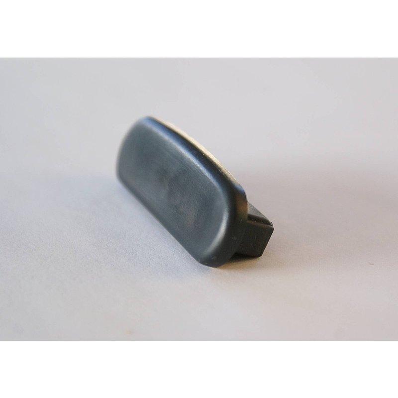 Endkappe für Kunststoffhandlauf für 40x8mm, anthrazitgrau