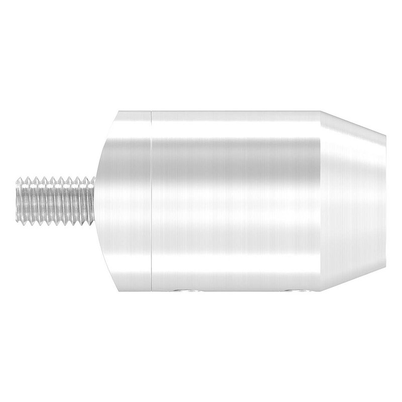 Support de lisse transversale (à insérer en extr. de fer) pour tube 42,4mm, trou borgne 12,2mm, V2A