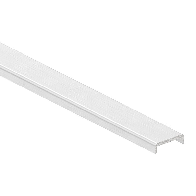 Kantenschutz EXTRA SLIM, für Glas 16,00 - 17,52mm, L: 6000mm, Aluminium E4/EV1