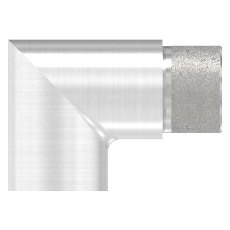 Endbogen 90°, für Rohr 33,7x2,0mm, V2A
