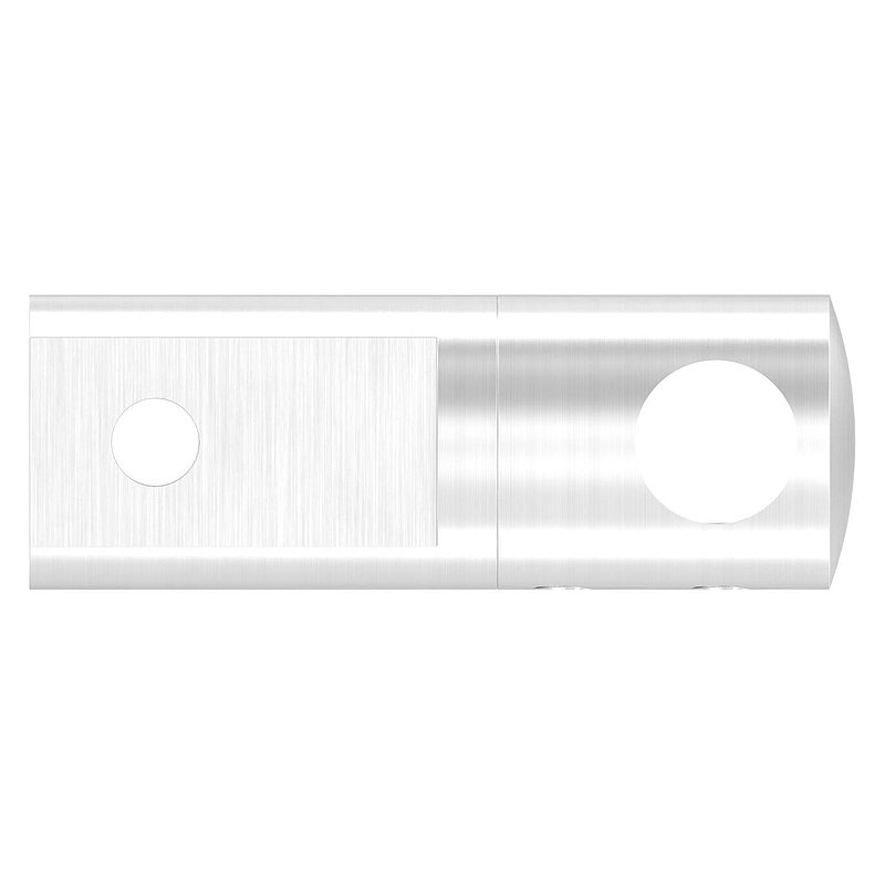 Support de lisse transversale (à monter entre deux fers plats) avec perçage Ø 12,2mm, V2A