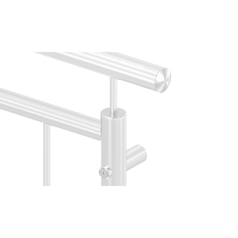 Levelling piece (with countersink) for tube 42.4mm, Ø 22mm, AISI304