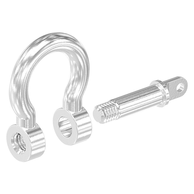 Gebogener Schäkel, M6, V4A