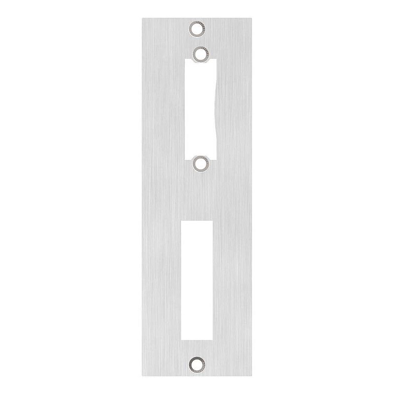 Edelstahlschließblech 172x53x3,0mm, für Abstand 72mm, V2A
