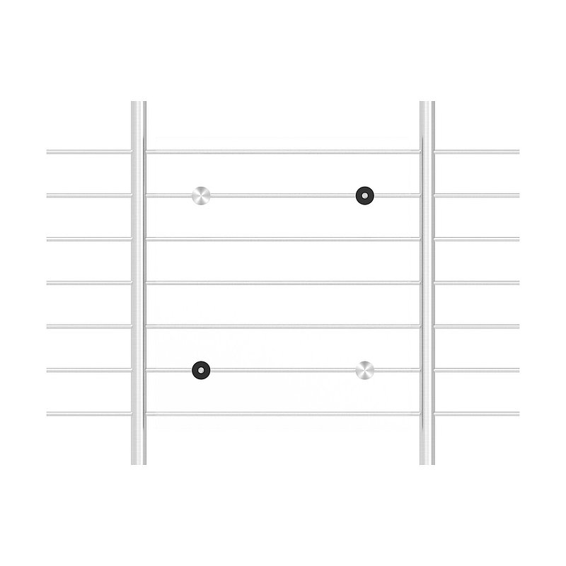 Stift zur Montagehilfe für Platten, POM