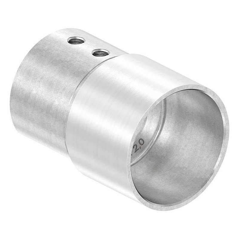 Raccord de jonction pour tube à fond de gorge Ø 42,4x1,5mm, V4A