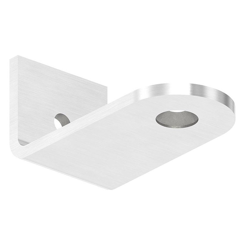 Angled actuators for pull handles for tube 42.4 mm, AISI304