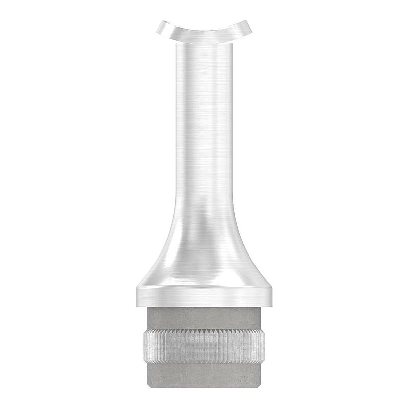 Rohrabschlussstopfen für Rohr 33,7x2,0mm, Handlaufanschlussplatte: 42,4mm, V2A