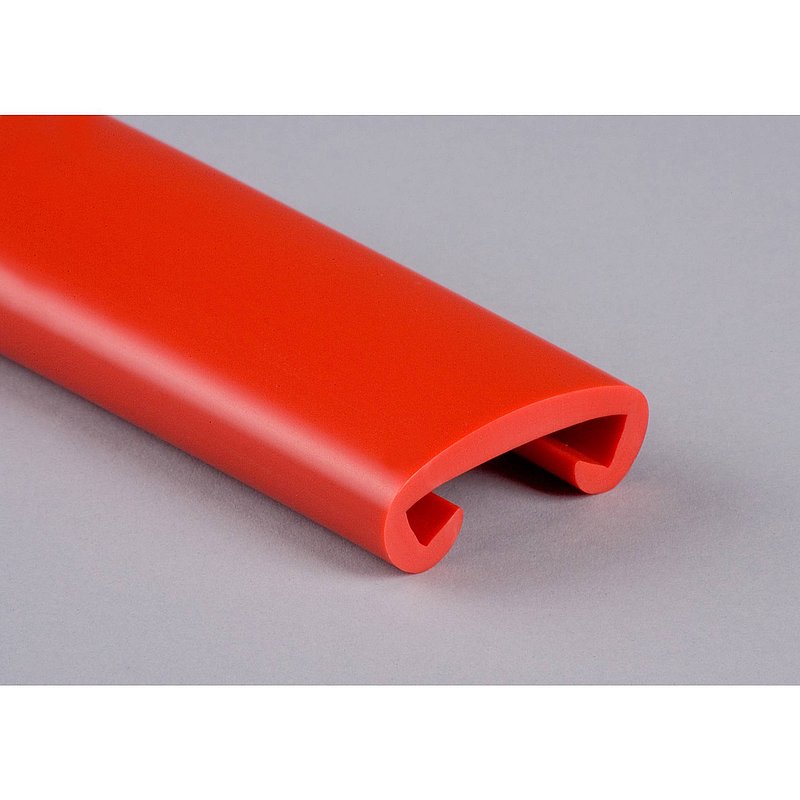 Kunststoffhandlauf für 40x8mm, marsrot