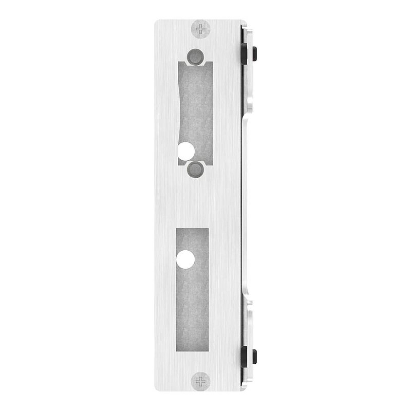 Stainless steel counter case square, for 72mm spacing, for welding, 40mm, AISI304