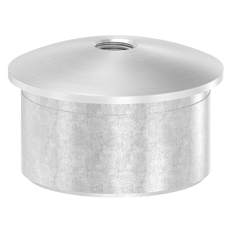Rohrabschlussstopfen zum Kleben mit M8 für 42,4x2,5mm, V2A