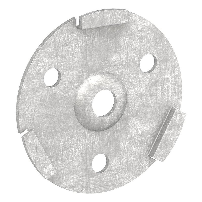 Support de rosace à clipser pour 50500-240 et 50501-240, V2A
