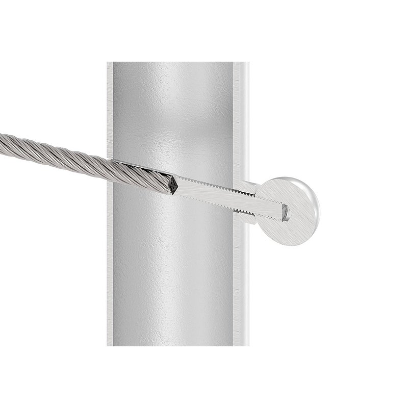 Formanschluss, mit Bohrung 6,5mm, V2A