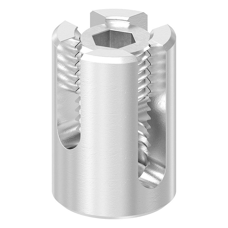 Serre-câble en croix pour câble Ø 8mm, V4A