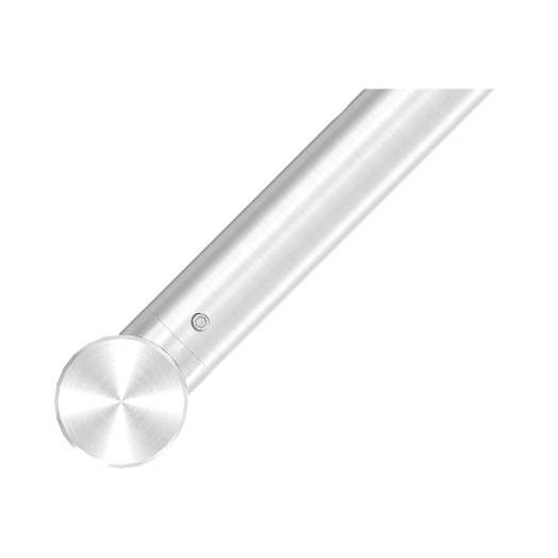Stoßgriff inkl. Halter mit 45° Schräge 45° mit L: 1000mm, V2A