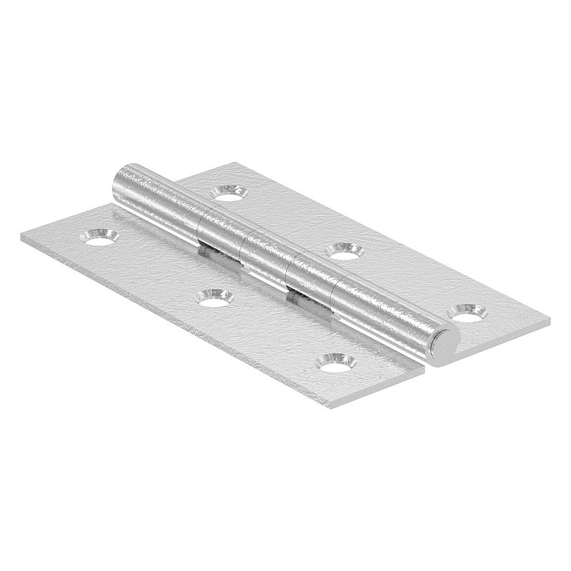 Charnière acier inoxydable 70x40mm avec tige fixe, V2A