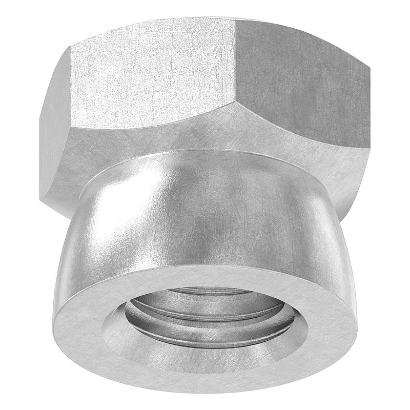 Shear nut M8x6, A1/A2