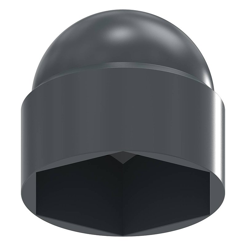 Sechskant-Schutzkappe für M10, RAL 7016