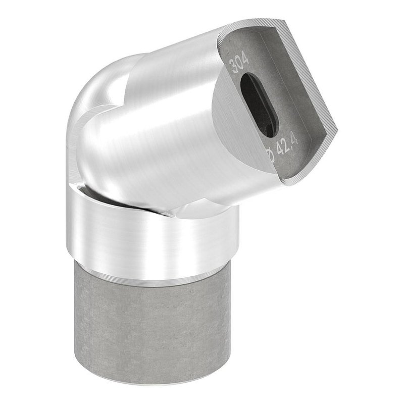 Joint piece, for tube 42.4x2.0mm, AISI304