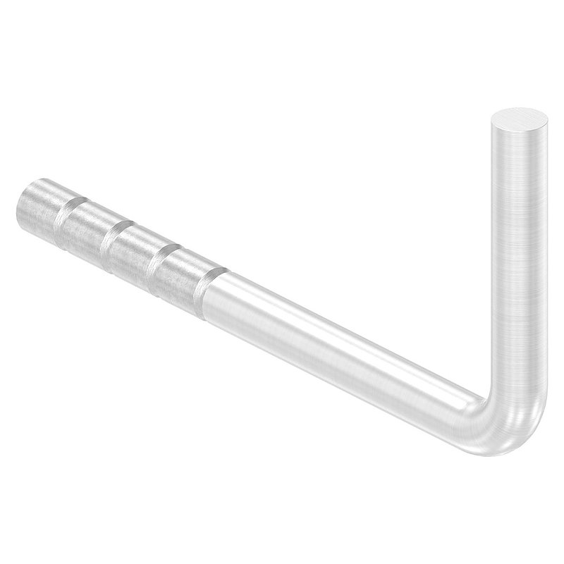 Handlaufhalter zum Einbetonieren, Bügel 12mm, V2A