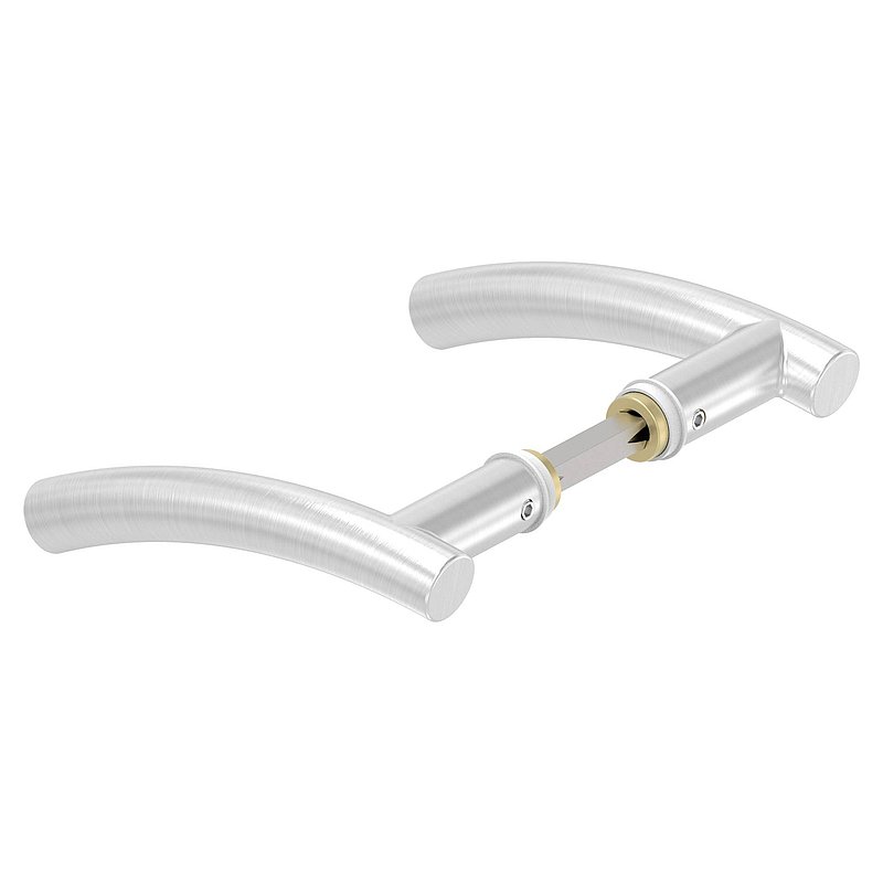 Pair of door handles, AISI304
