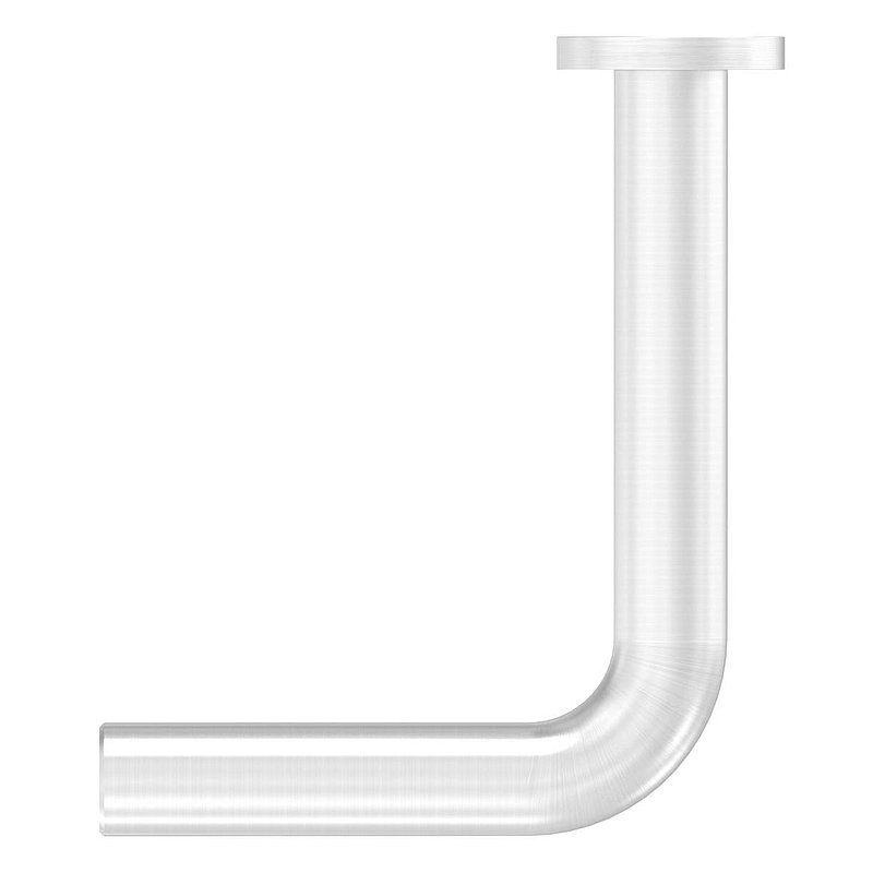 Bügel Ø 12mm mit gerader Handlaufanschlussplatte, V2A