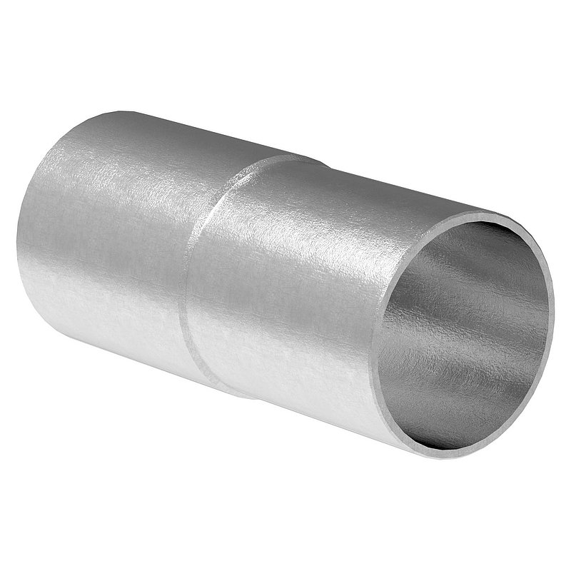 Verbindungsstück von 33,7x2,5mm auf 33,7x2,0mm, V2A