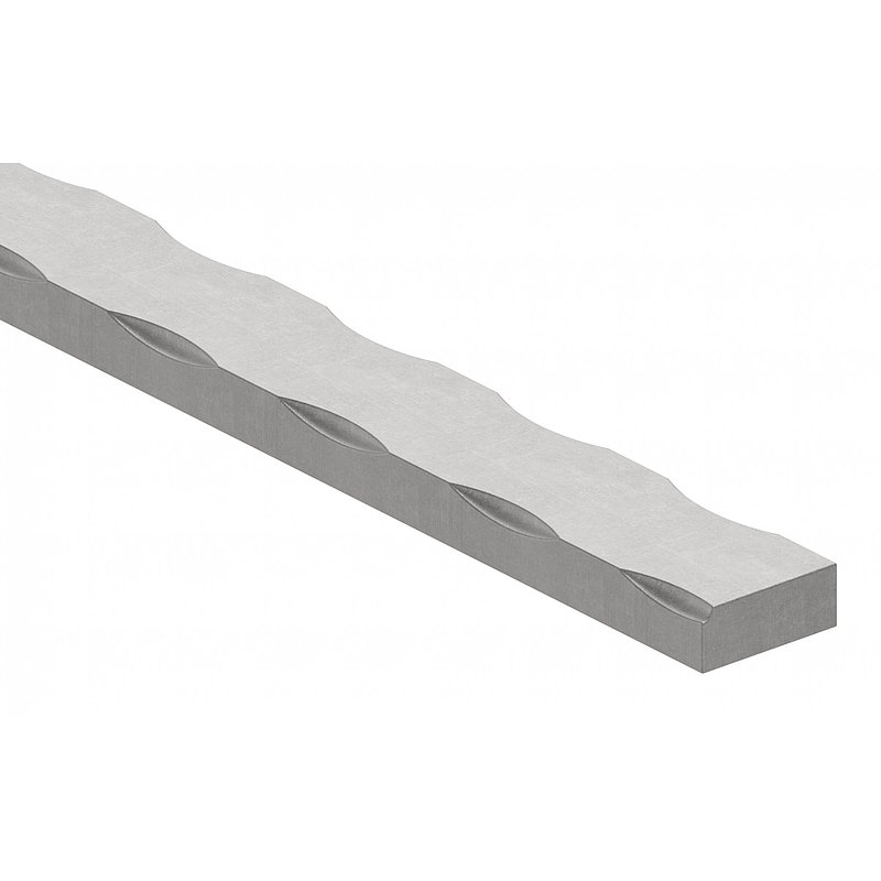 Flacheisen S235JR, 20x8mm, L: 3000mm