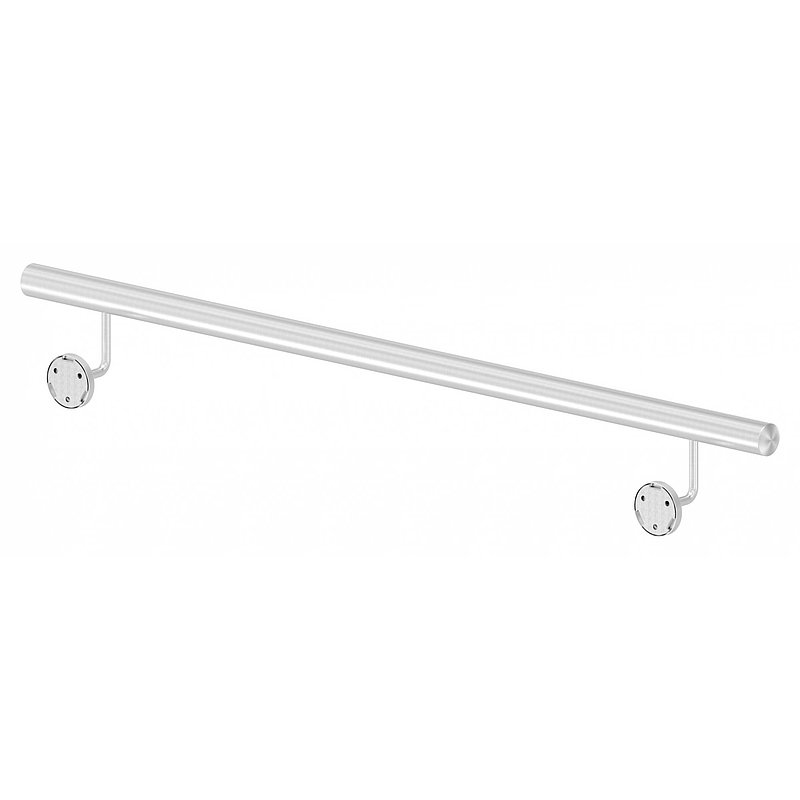 Handlauf, montagefertig, L: 1,2m, V2A