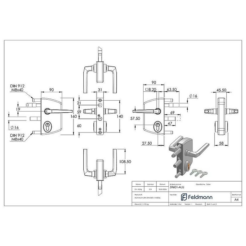 Industrial lock