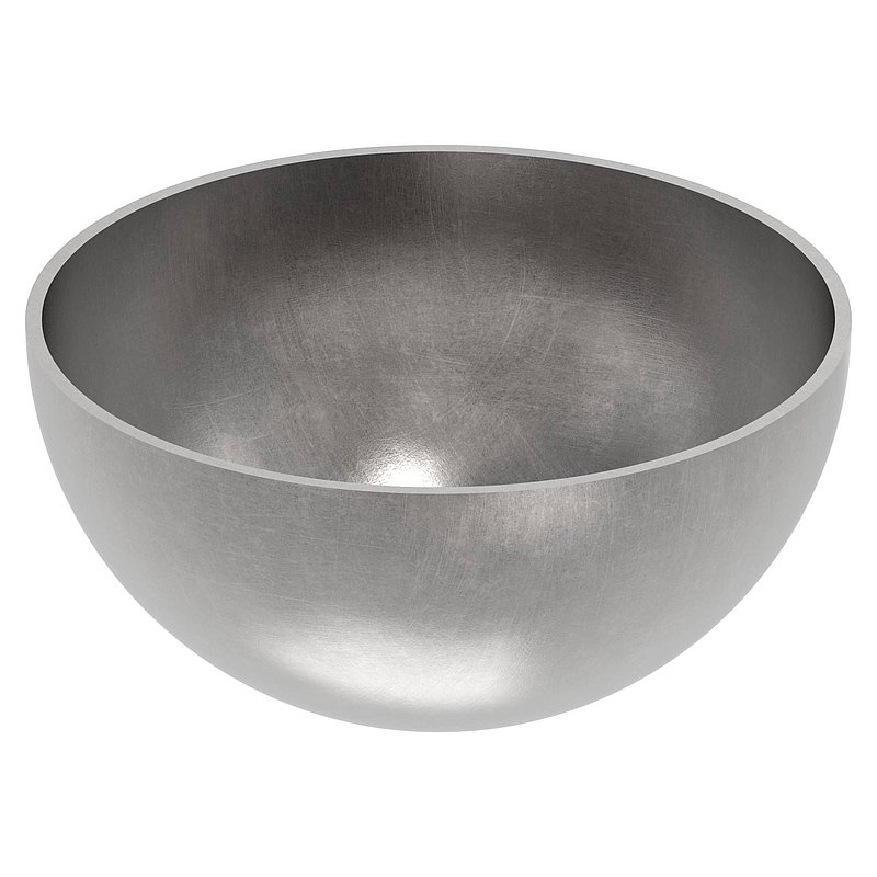 Demi-sphère creuse Ø 100 x 2 - 2,5mm