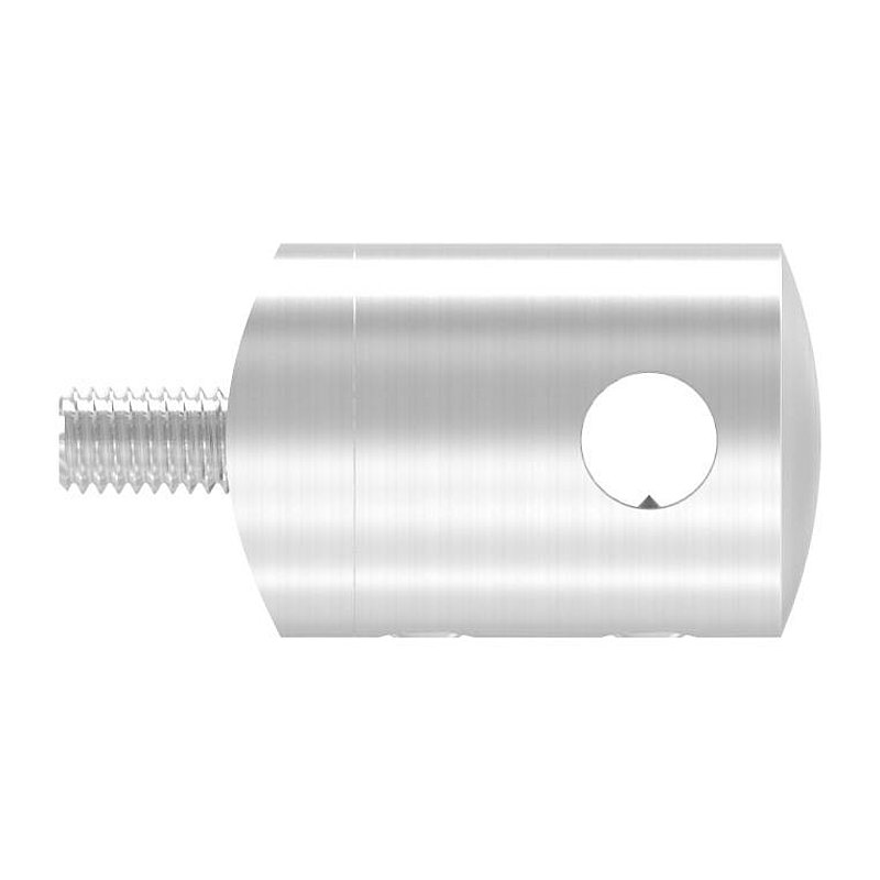Seilhalter, für 6mm Seil, Anschluss: 42,4mm, V2A