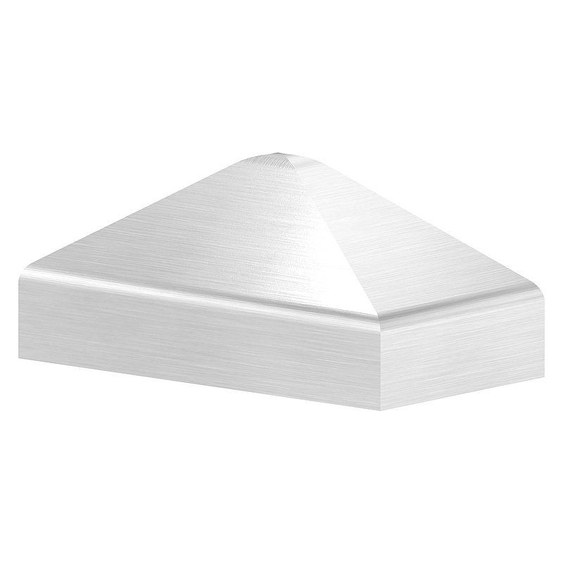 Pfeilerbedecker für 40x20mm, Oberfl. geschl., V2A