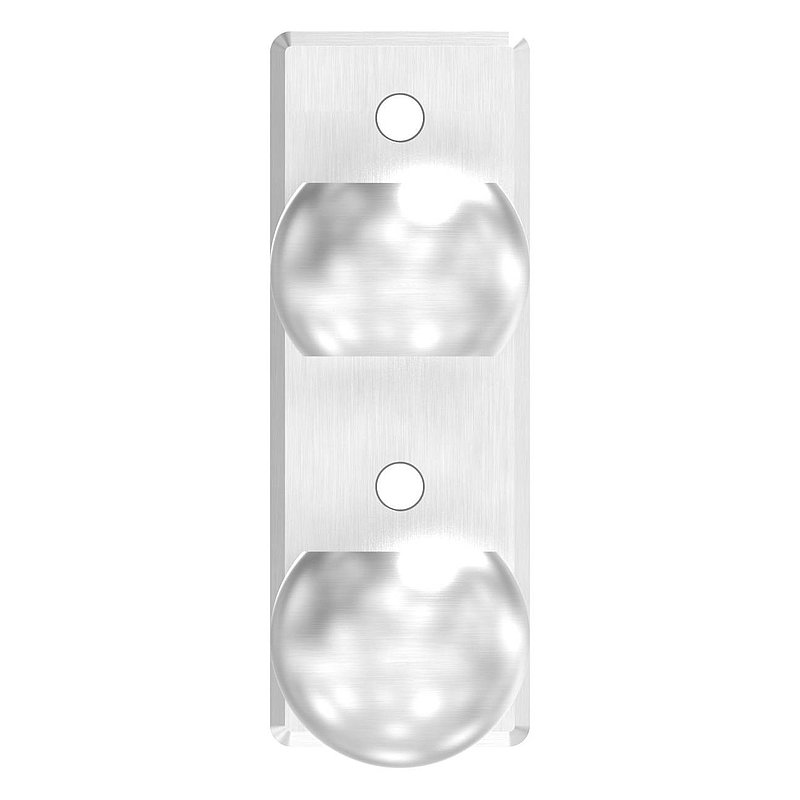 Wall mounting for railing posts 42.4 mm, AISI304