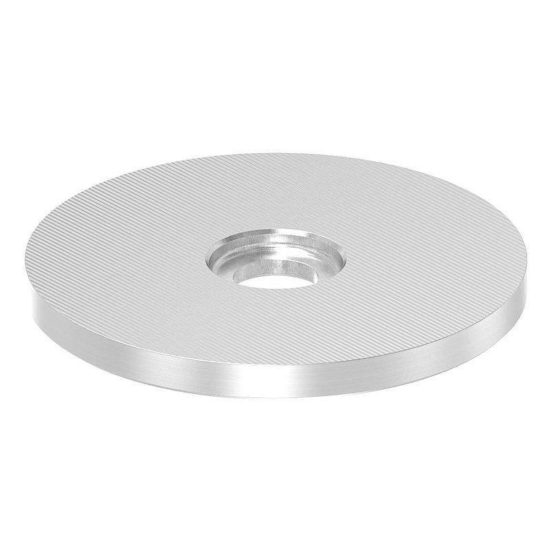 Partie inférieure pour point de fixation 62mm, ép.: 5mm, V2A