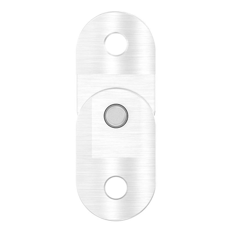 Plaque de raccordement de mains courantes réglable, 42,4mm, V4A