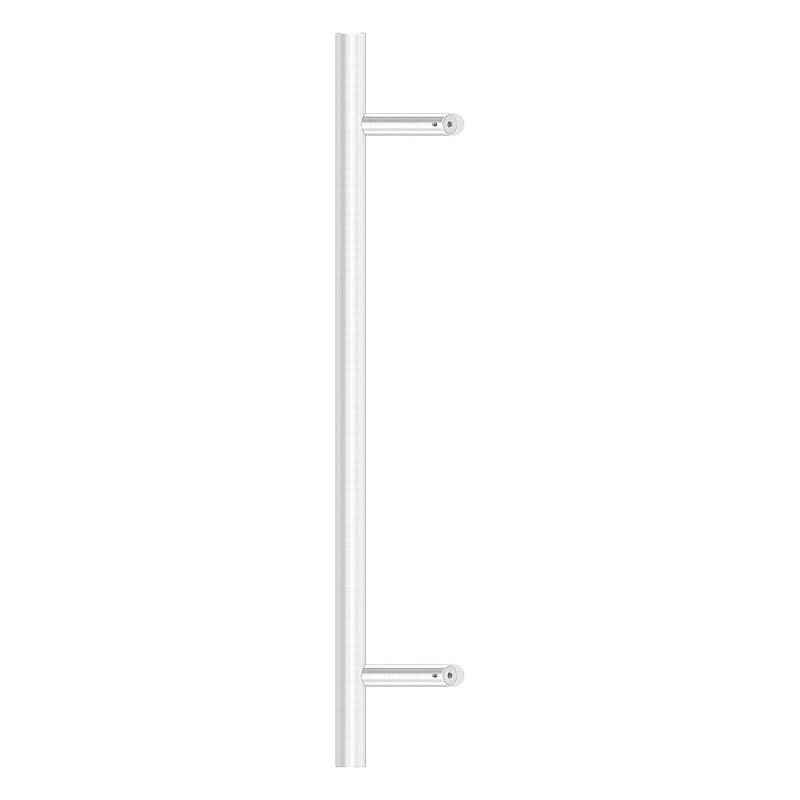 Push handle incl. holder with 45° bevel 45° with L: 800mm, AISI304