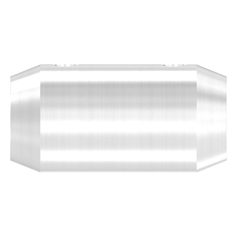 Bar connector for 12mm round, L: 36mm, Ø 18mm, AISI304