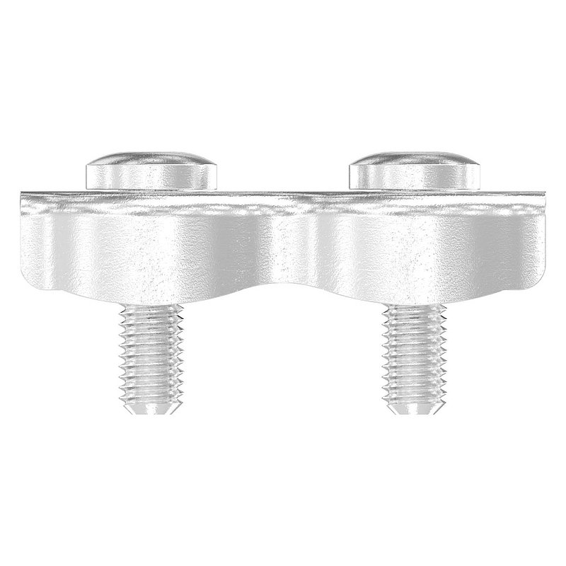 Duplexklemmen für Seil 4mm, V4A