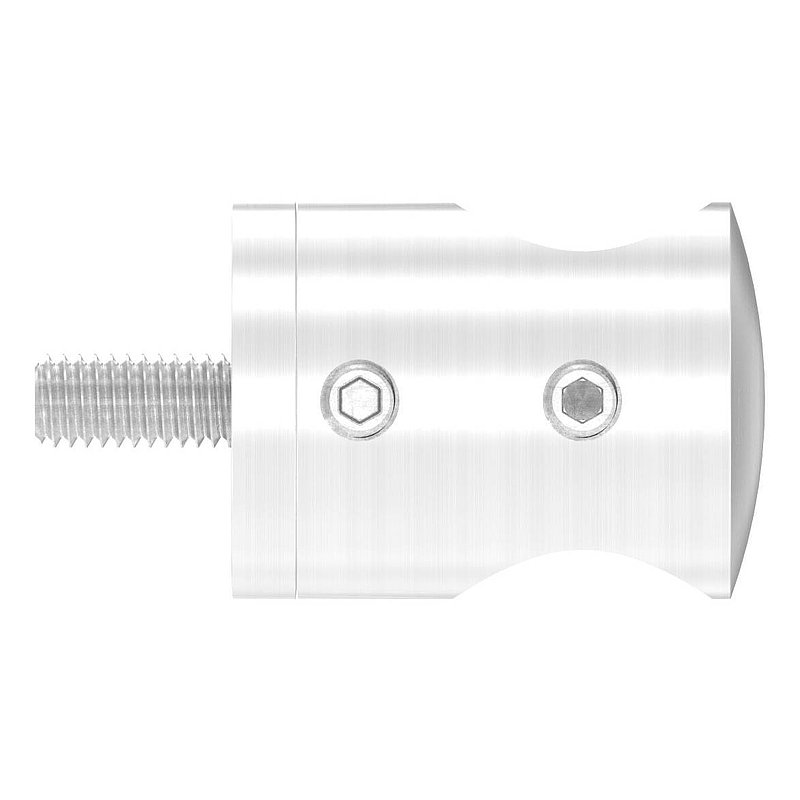 Querstabhalter für geraden Anschluss, 16,2mm Bohrung, V2A
