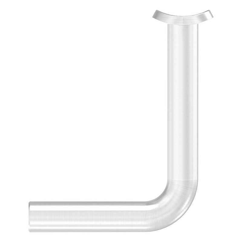 Bügel Ø 12mm mit Handlaufanschlussplatte 42,4mm, V4A