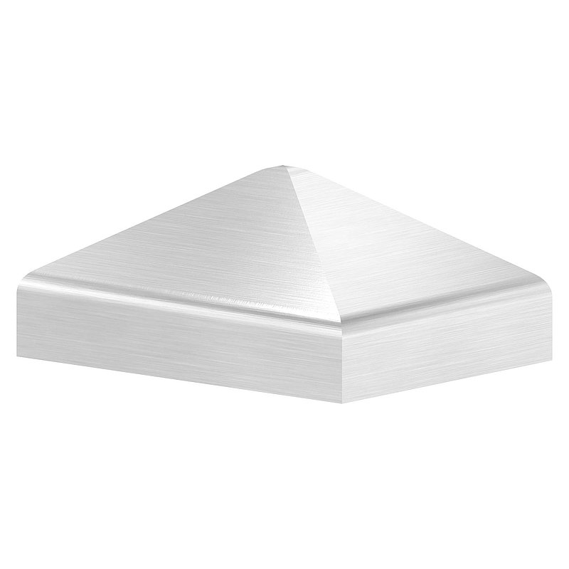 Pfeilerbedecker für 40x30mm, Oberfl. geschl., V2A