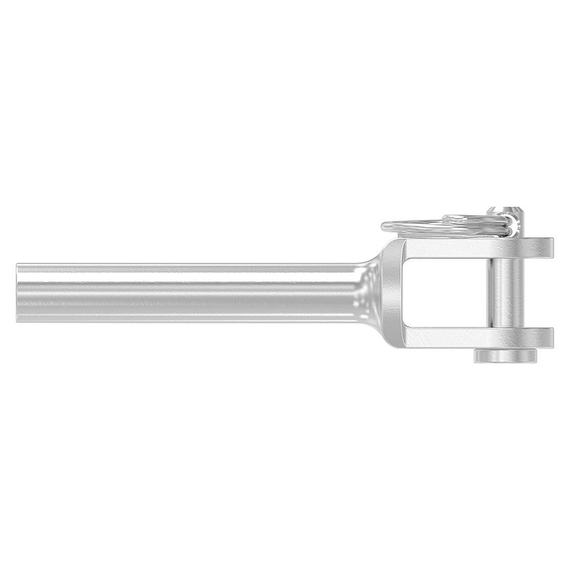 Gabelterminal mit Innengew. M4 links, V4A