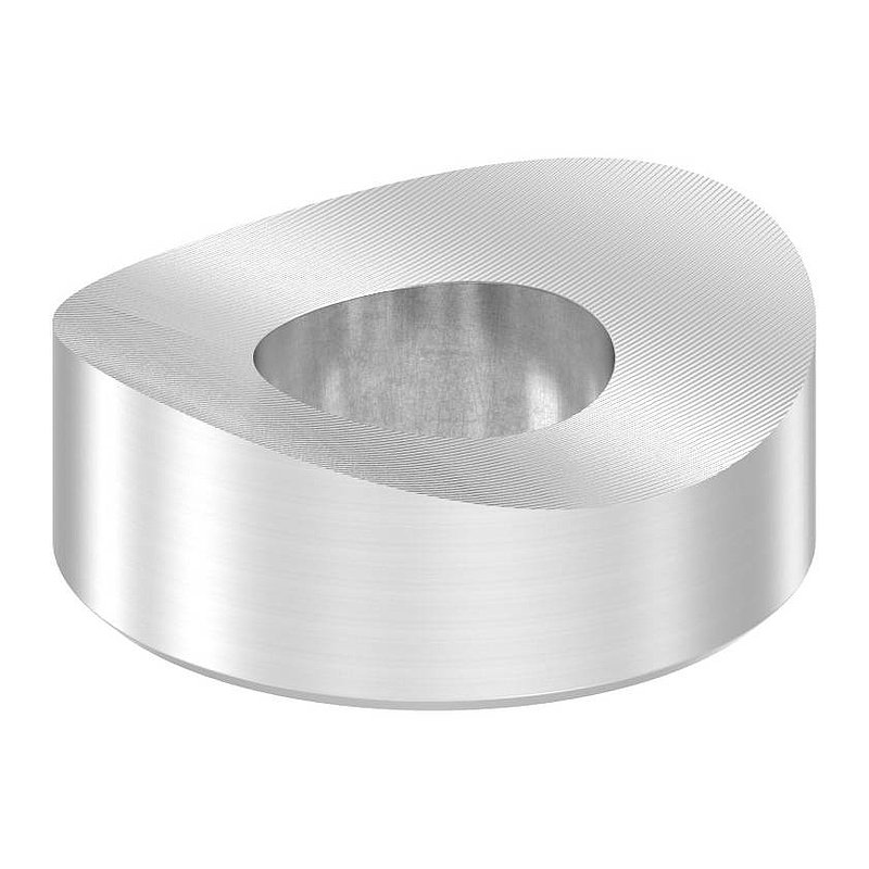 Levelling piece (without countersink) for tube 42.4mm, Ø 18mm, AISI304