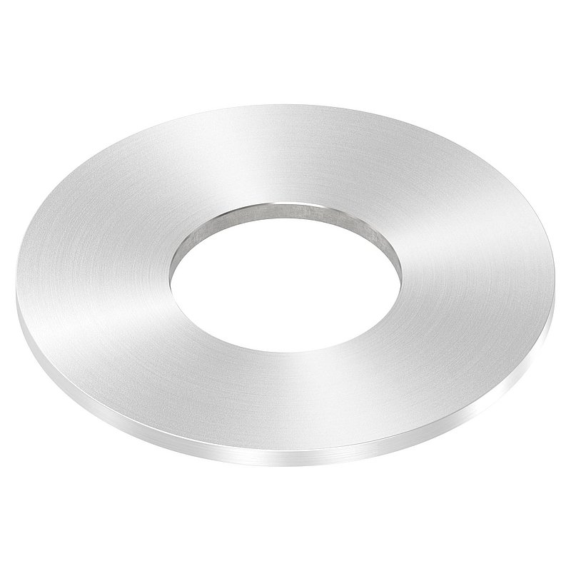 Ankerplatte Ø 100x4mm, mit Rundschliff, V2A