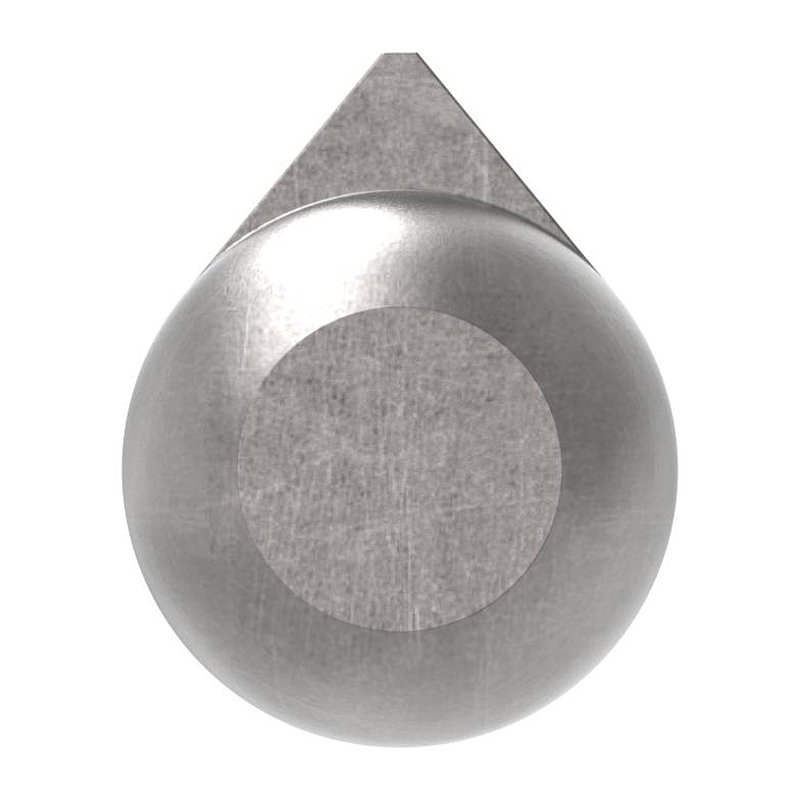 weld-on wire with brassring and pin, length 120mm
